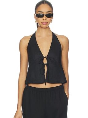 L*Space April Top in Black NWT